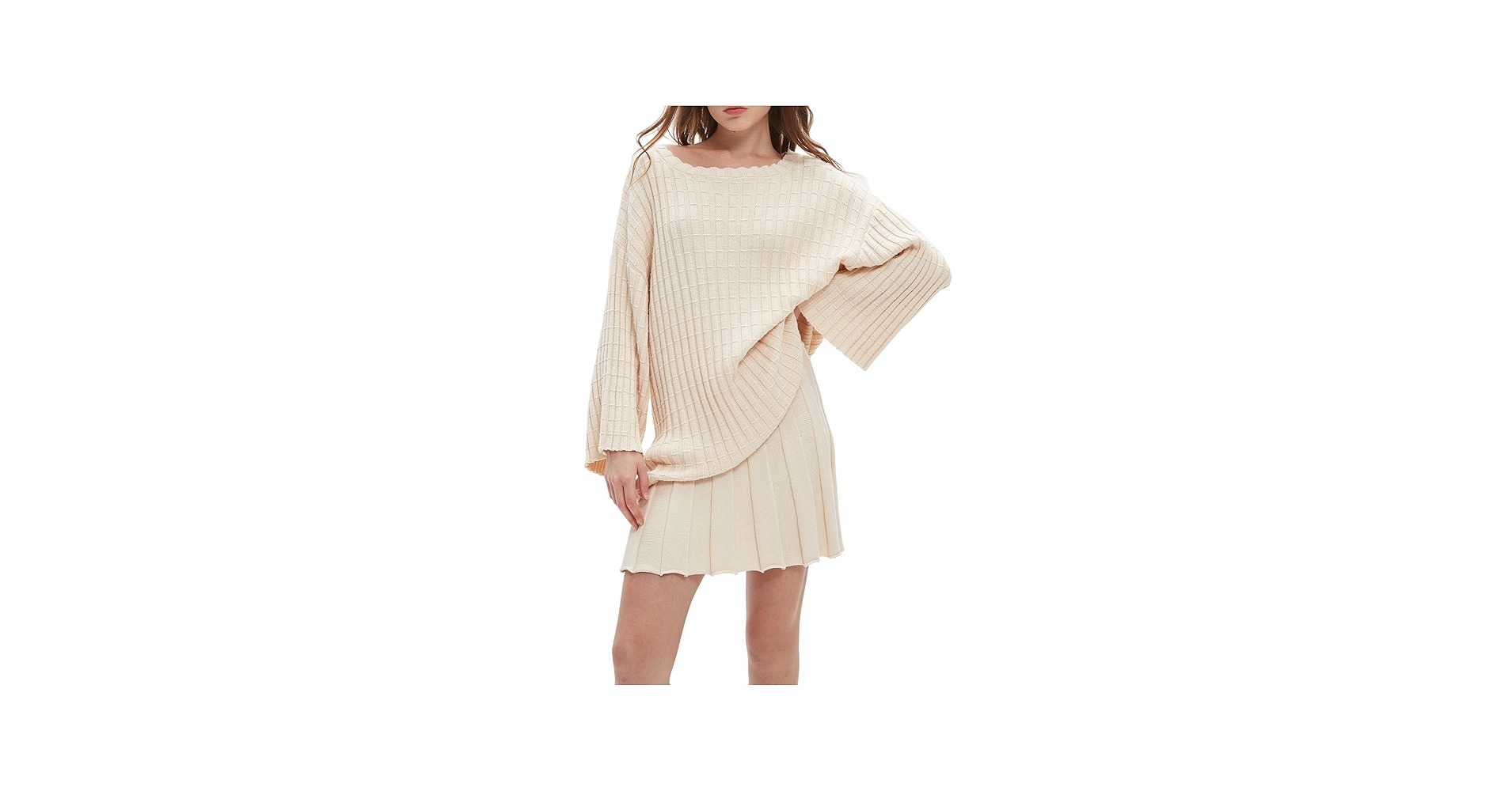 2 Piece Sweater Skirt Set